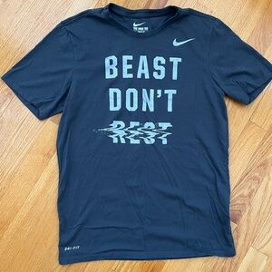 Nike Men's Navy Dri-FIT Graphic Tee